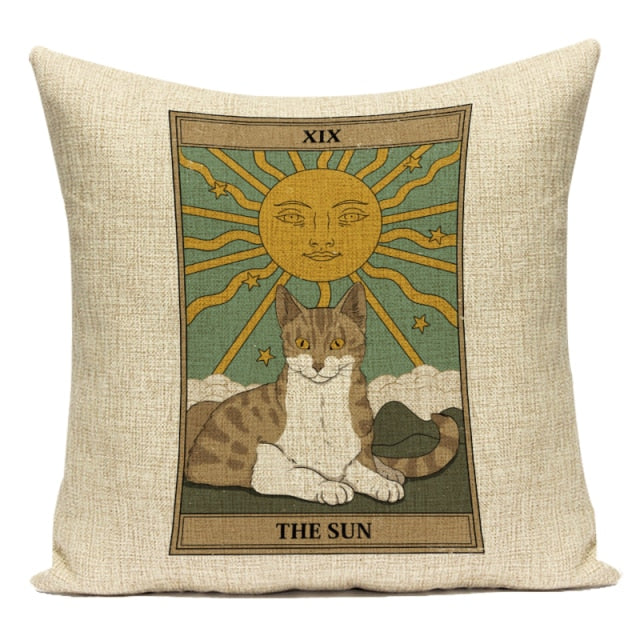 Tarot Card Pattern Dog Pillow Case