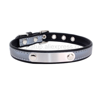 Reflective Pet Collar with ID Tag