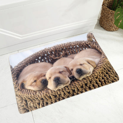 Cute Labrador Floor Door Mat Decor