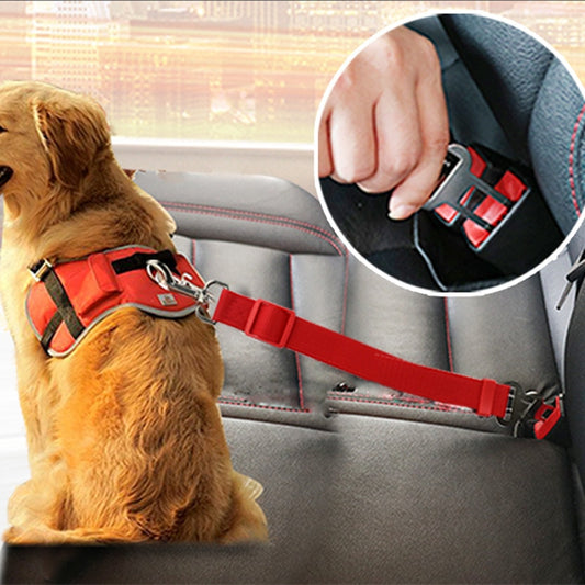 Adjustable Dog Leash Pet Dog Car Seat Belt