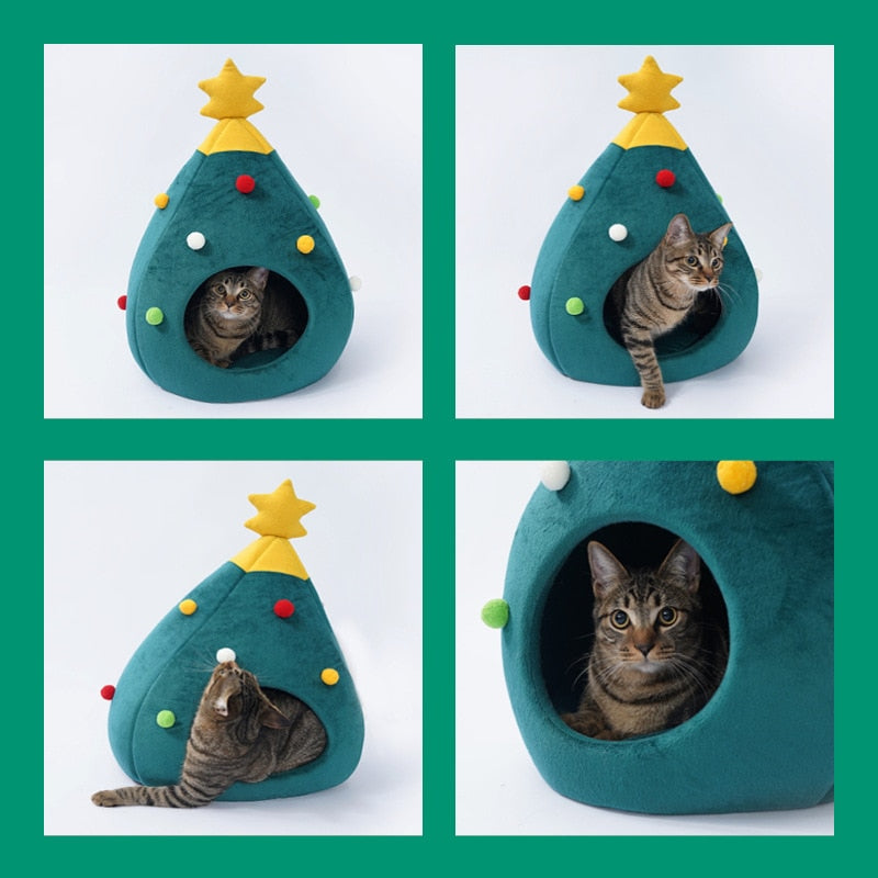 Pet Bed Christmas Comfortable House
