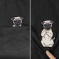 T Shirt Fashion Brand summer pocket dog