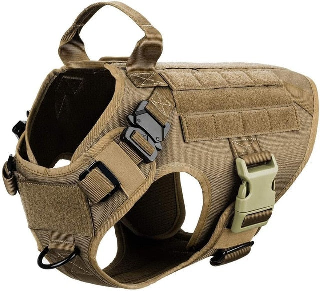 Tactical Dog Harness And Leash Set - Dog Bed Supplies