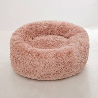Faux Fur Dog Beds Orthopedic Donut Cat Pet Bed - Dog Bed Supplies