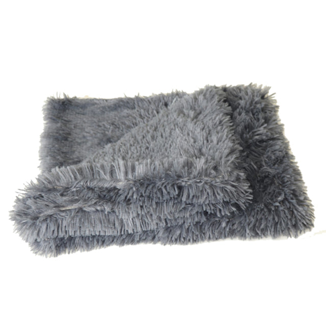 Pet Dog Cat Fluffy Fur Blanket Sleeping Mat