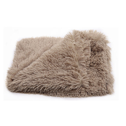 Pet Dog Cat Fluffy Fur Blanket Sleeping Mat