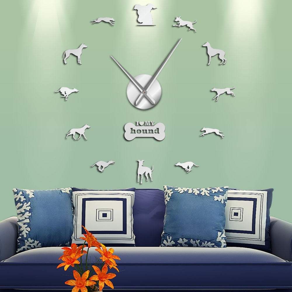 Home Decor Dog Breed Exclusive Wall Clock