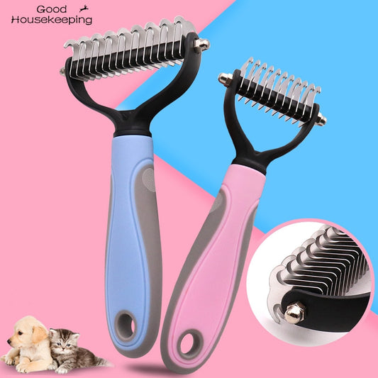 Pets Fur Knot Cutter Grooming Shedding Hair Removal Comb Pet Grooming