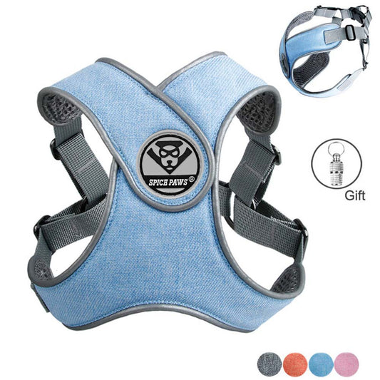 Small Dog Vest Harness Soft Breathable Mesh
