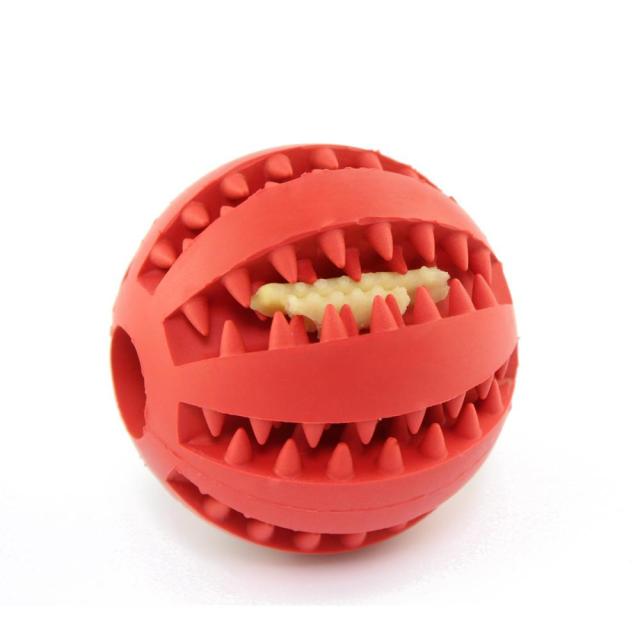Safe Pet Toy Rubber Balls Funny Tooth Clean