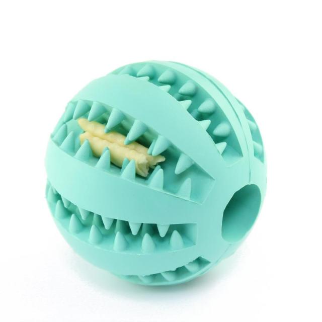 Safe Pet Toy Rubber Balls Funny Tooth Clean
