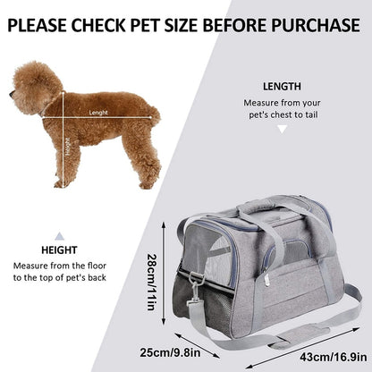 Carrying Bag Waterproof Safety Leash For Small Dogs