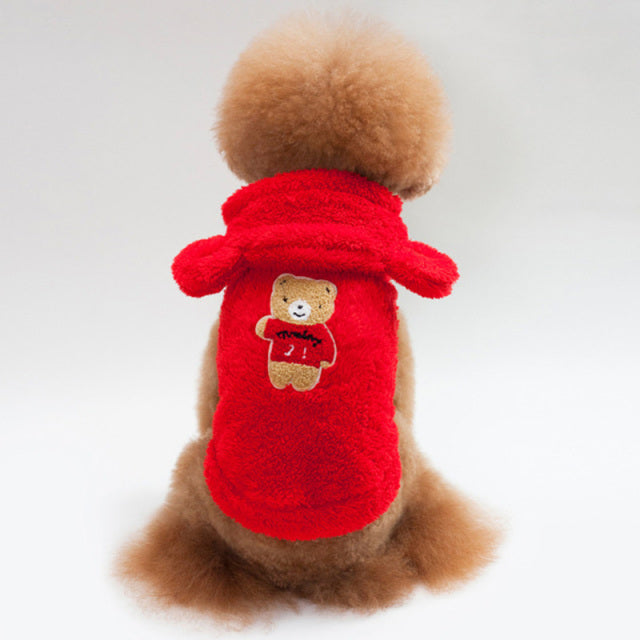 Winter Costume Soft Flannel Clothing For Dogs