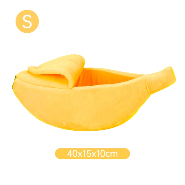 Banana Shape Dog Bed House Cushion Basket