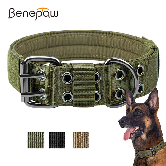 Durable Tactical Dog Collar Adjustable