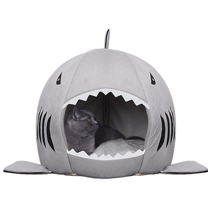 Cat's Shark Bed House Sweet Basket Dog