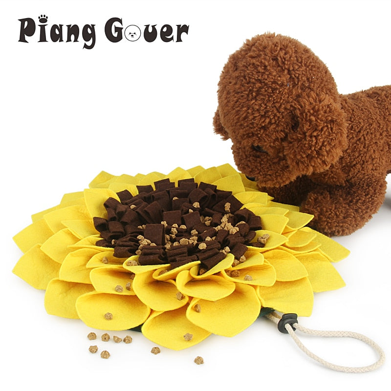 Flower Dog Snuffle Mat Nose Smell Training