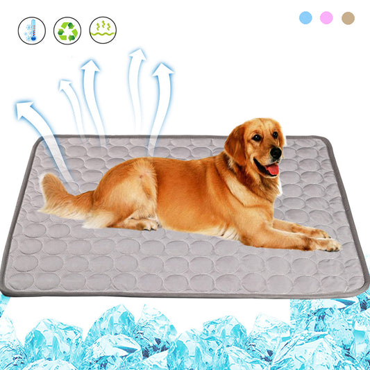 Summer Cooling Pet Mats Blanket Ice Bed