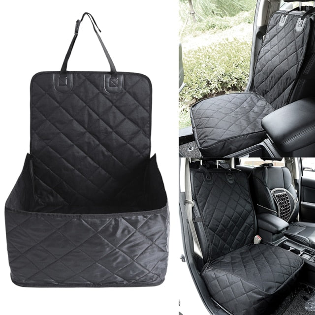 Dog Car Back Seat Cover Mat Carrier