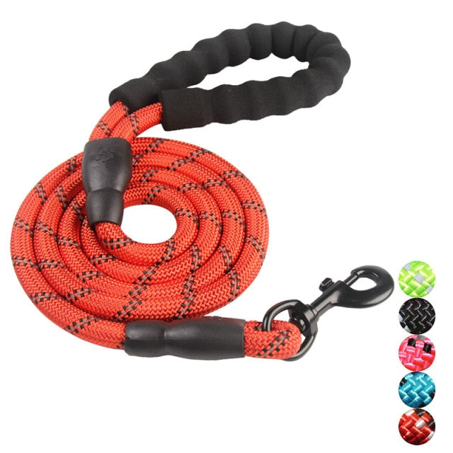 Dog Rope Nylon Round Reflective Leash