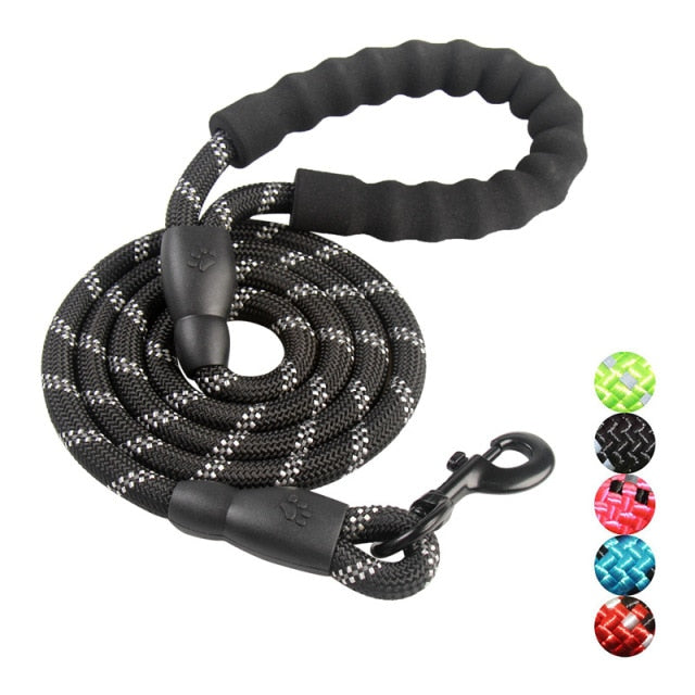 Dog Rope Nylon Round Reflective Leash