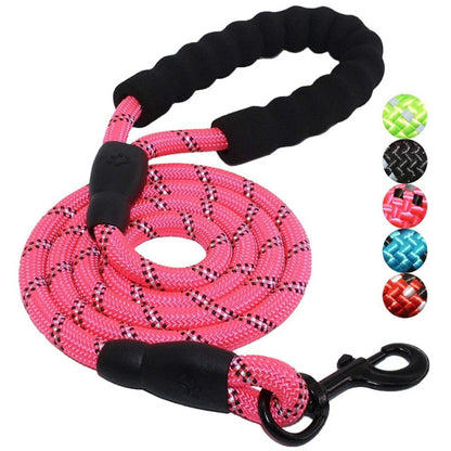 Dog Rope Nylon Round Reflective Leash