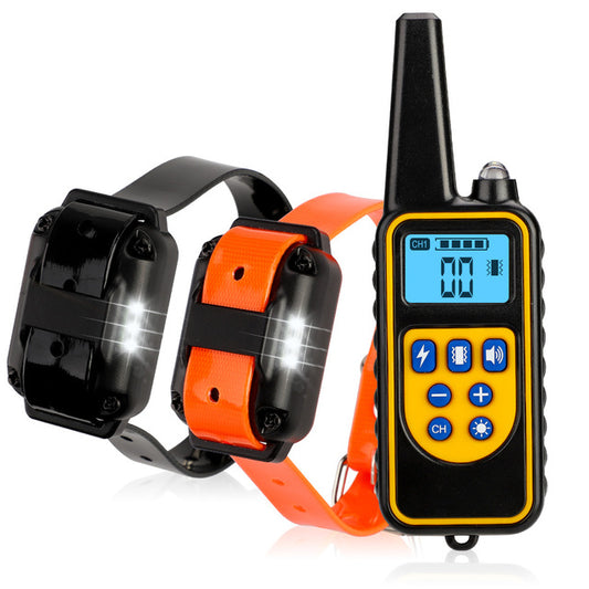 Electric Dog Training Collar Pet Remote LCD Display