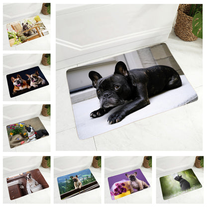 MINI French Bulldog Pet Dog Doormat Decor