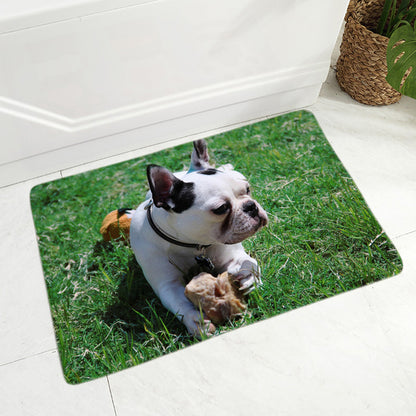 MINI French Bulldog Pet Dog Doormat Decor