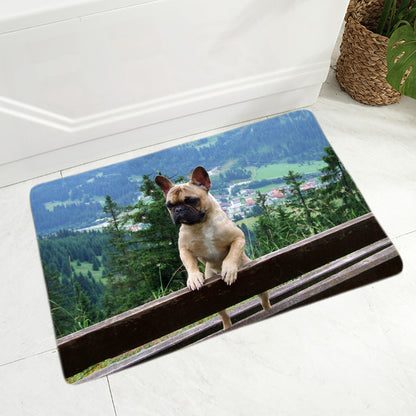 MINI French Bulldog Pet Dog Doormat Decor