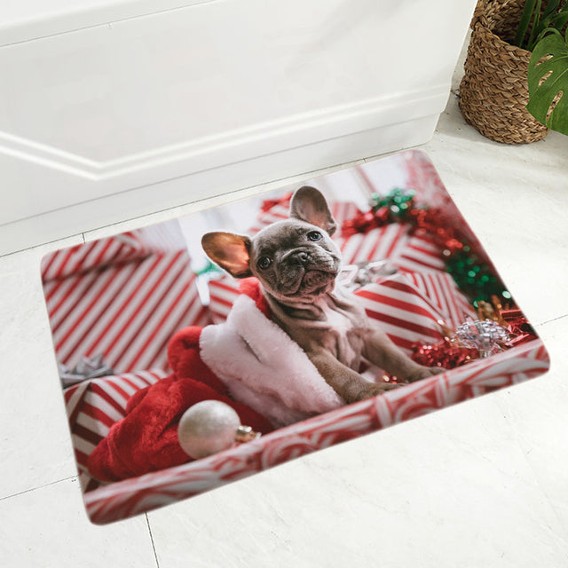 MINI French Bulldog Pet Dog Doormat Decor