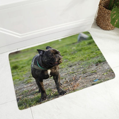 MINI French Bulldog Pet Dog Doormat Decor