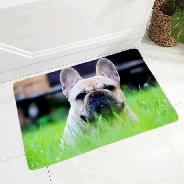 MINI French Bulldog Pet Dog Doormat Decor