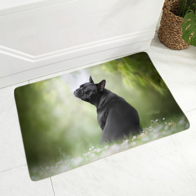 MINI French Bulldog Pet Dog Doormat Decor