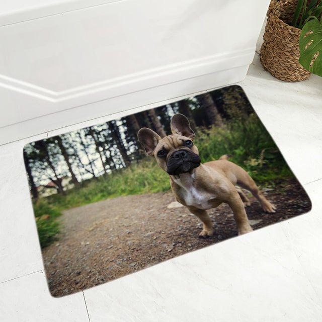 MINI French Bulldog Pet Dog Doormat Decor