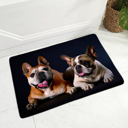 MINI French Bulldog Pet Dog Doormat Decor