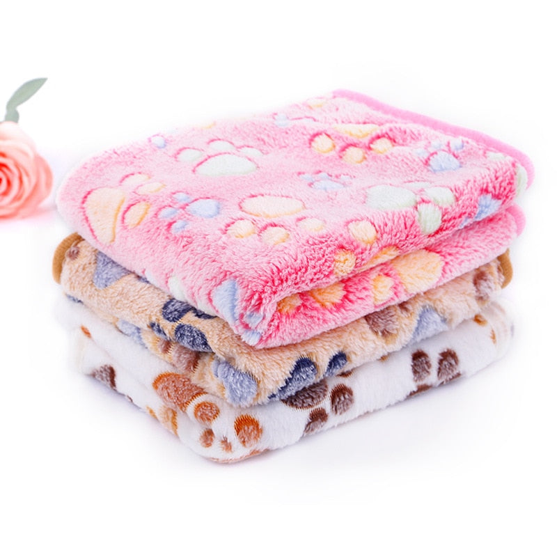 Winter Dog Bed Blankets Fleece Warm Soft Touch - Dog Bed Supplies