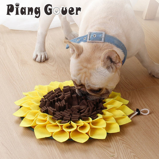 Flower Dog Snuffle Mat Nose Smell Training