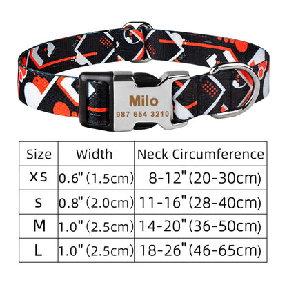 Personalized Dog Cat Free Engraved Collars