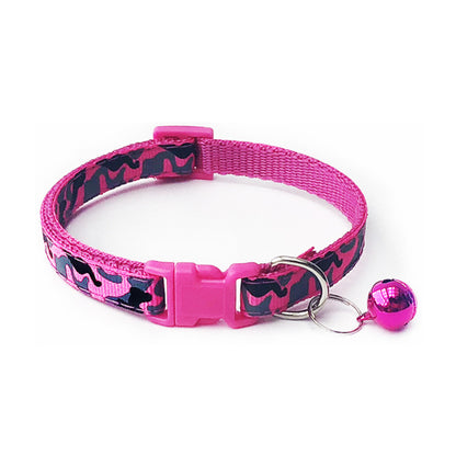 Dog Collar With Bell Neck Strap Adjustable