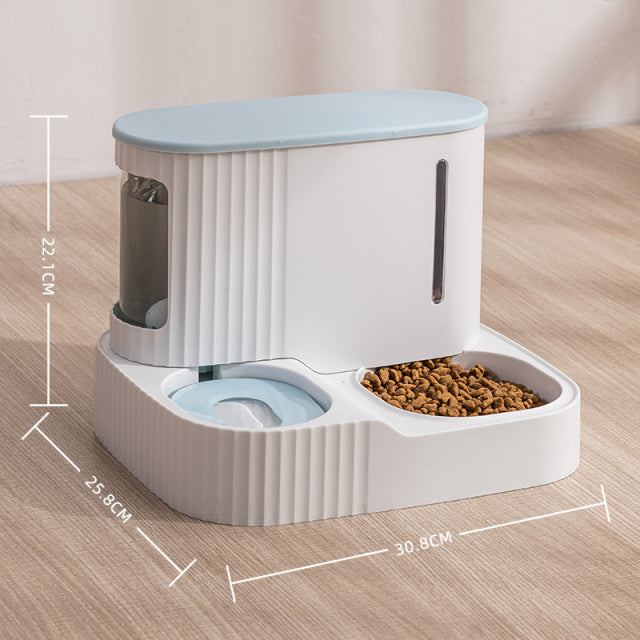 Dual-Use Dog for Feeder Bowls Automatic Drinking