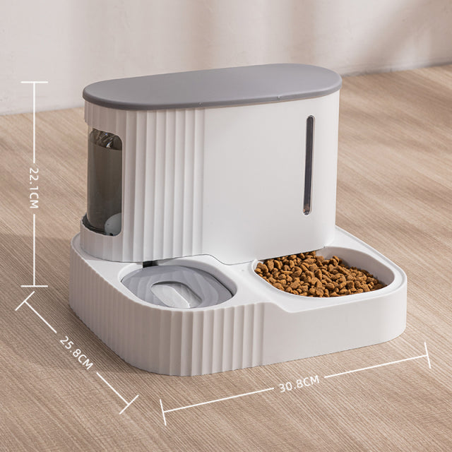 Dual-Use Dog for Feeder Bowls Automatic Drinking