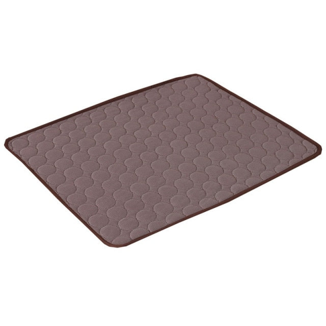 Dog Cooling Mat Summer Pad Mat Ice Pads Washable - Dog Bed Supplies