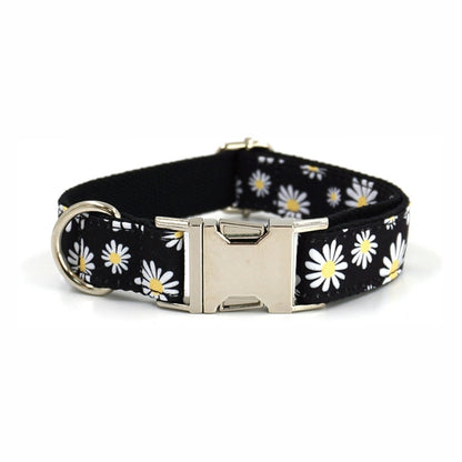 Puppy Daisy Flower Basic Collars Lead Leash Set