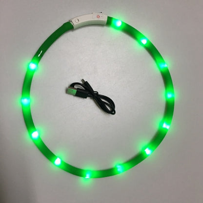 Pet Collar LED USB Silicone Night