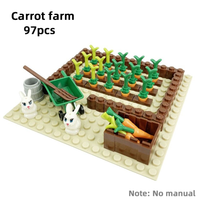 MOC Farm Ranch Dog Kennel Toys