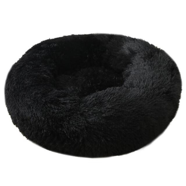 Luxury Long Plush Dounts Dog Bed Basket Calming Bed - Dog Bed Supplies