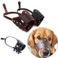 Adjustable PU Leather Dog Muzzle Mask Anti-bite