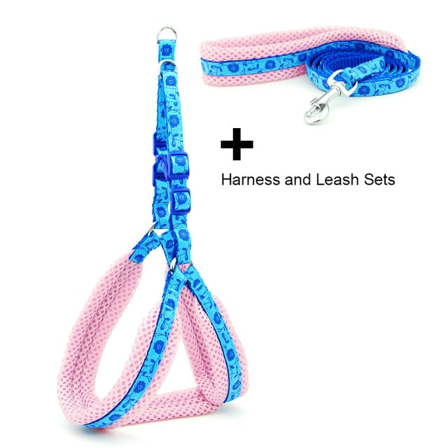 Breathable Leash Mesh Pet Collar