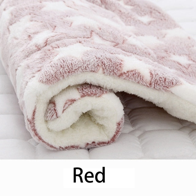 Pet Sleeping Mat Soft Wool Blanket Mattress - Dog Bed Supplies